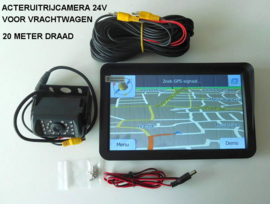 9 inch GPS Navigatie met Vrachtwagen Achteruitrijcamera (24V)