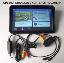 9 inch GPS Navigaties met Draadloze Achteruitrijcamera