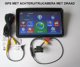 7 inch GPS Navigatie met Achteruitrijcamera (12V) met Draad