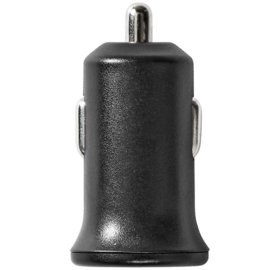 Dubbele USB Adapter USAMS voor sigarettenaansteker van uw auto - ZWART
