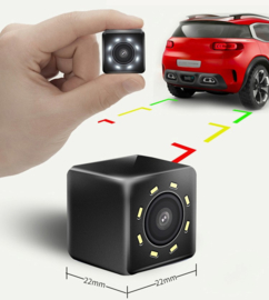 Draadloze Zender en Ontvanger (12V) en Camera voor aansluiting op GPS Navigatie