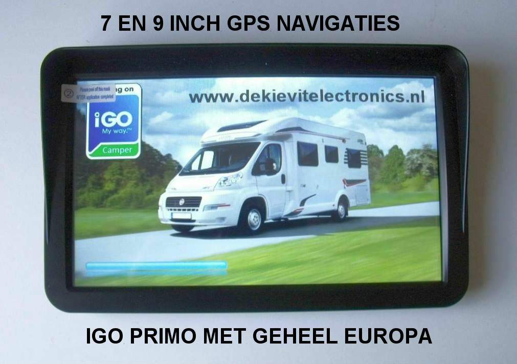 9 inch GPS Navigatie met Vrachtwagen Achteruitrijcamera (24V)