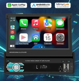 Nieuwe 1DIN Android Autoradio met uitklapbaar Scherm