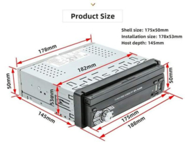 Nieuwe 1DIN Android Autoradio met uitklapbaar Scherm