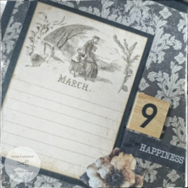 Tijdloze Vintage Kalender