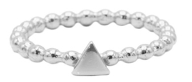 Dots Triangle Zilver
