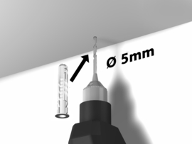 Newly R40  RAIL 200cm wit (max. 20Kg per meter)