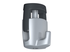 De zelfremmende H100 haak is makkelijk , compact en is de sterkste (20 kg) in zijn soort. De zelfremmende H100 haak is makkelijk , compact en is de sterkste (20 kg) in zijn soort.