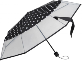Opvouwbare Paraplu Windproof Transparant met Stip