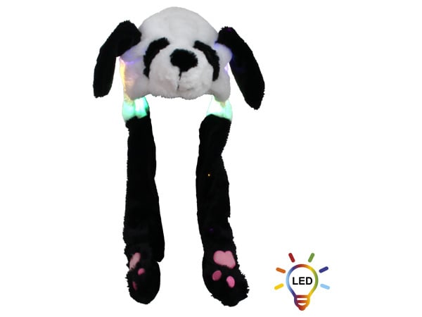 Muts Panda Wiebeloren en LED verlichting