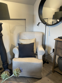 Prachtige landelijke fauteuil met losse hoes "Anka"