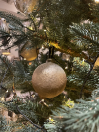 Mooie kerstballen bruin goud van PTMD