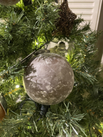 Mooie kerstbal  bruin van PTMD 10x10