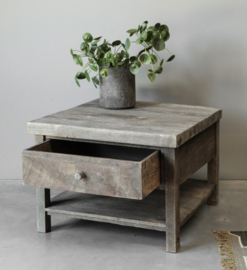 Stoere salontafel / bijzettafel "Raf"