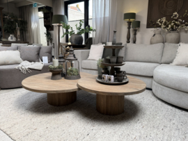 Prachtige ronde salontafelset XL"Jack"