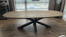 Stoere Deens ovale eettafel "Jack"