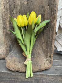 Mooie bos kunst tulpen  geel