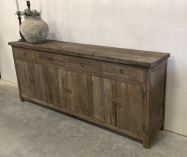 Heel stoer dressoir "Jens" vergrijsd hout