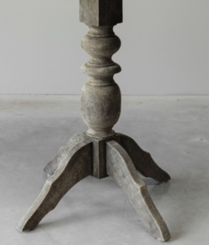 Mooie vergrijsde wijntafel "Raf" 70 cm