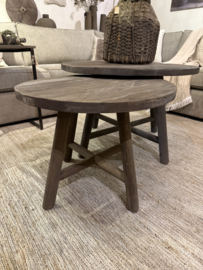 Stoere set "Jens" ronde salontafels - ronde poot