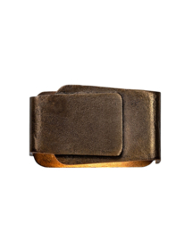 Wandlamp Stoine donker messing van Frezoli