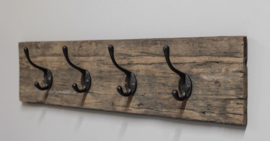 Kapstok oud hout 80 cm