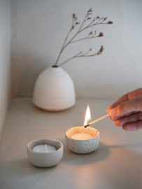 Leuke kleine waxinehouder - 2 kleuren