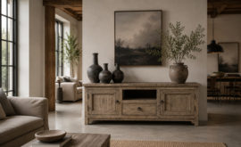 Mooi tvmeubel "Ella" met deurtjes 150 cm