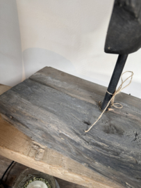 Mooi houten paard XL vergrijsd hout van Luksa Home