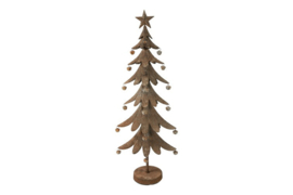 Stoere kerstboom roestbruin - 3 maten