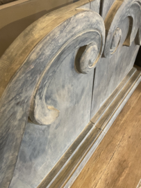 Mooi houten paneel / ornament vergrijsd hout