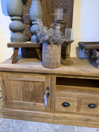 Stoer tv-meubel van oud teakhout ~Max~