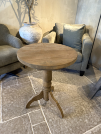 Wijntafel vergrijsd hout "Jack" 50 cm