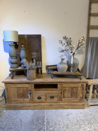 Stoer tv-meubel van oud teakhout ~Max~