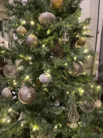 Mooie kerstbal  bruin van PTMD 10x10