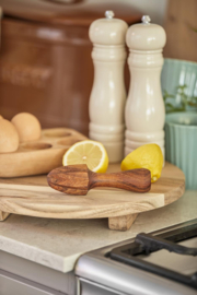 Leuke beige set zout & peper molen