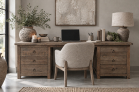 Stoer bureau "Jens" met 6 lades