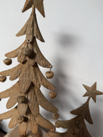 Stoere kerstboom roestbruin - 3 maten