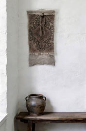 Wandhanger kelim oud bruin