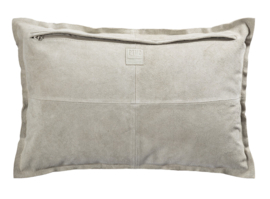 Stoer    kussen suede taupe 60x40 -PTMD-
