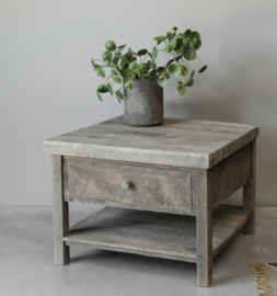 Stoere salontafel / bijzettafel "Raf"