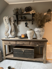 Robuuste sidetable "Bas" 175 cm - 3 lades