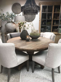 Stoere ronde eettafel "Bente" -