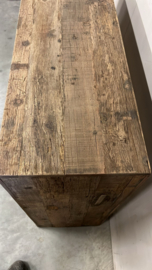 Robuuste sidetable "Bas" 120 cm met 3 lades