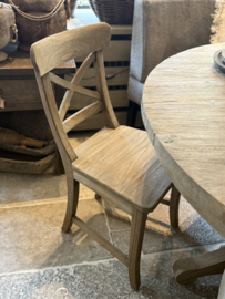 Leuke houten cross eetkamerstoel ‘Jack’