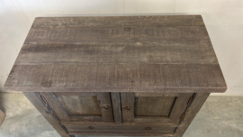 Stoer kastje oud hout "Jens" 1 deurs