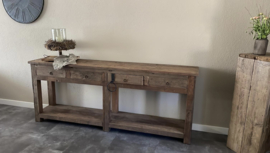 Robuuste sidetable "Bas" 45 cm diep - 4 lades