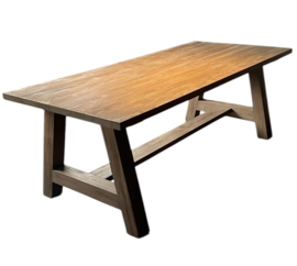 Prachtige stoere A-poot eettafel "Jack"