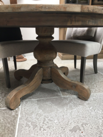 Stoere ronde eettafel "Bente" -