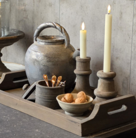 Houten kandelaar Lissi van Luksa home